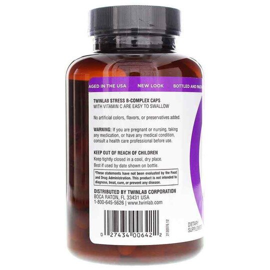 Stress B-Complex Caps, TWL